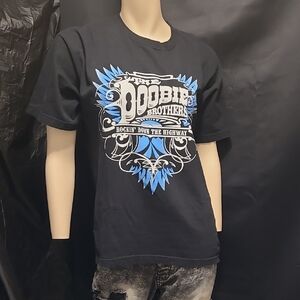 Doobie Brothers Black and Blue Graphic BAND Tee